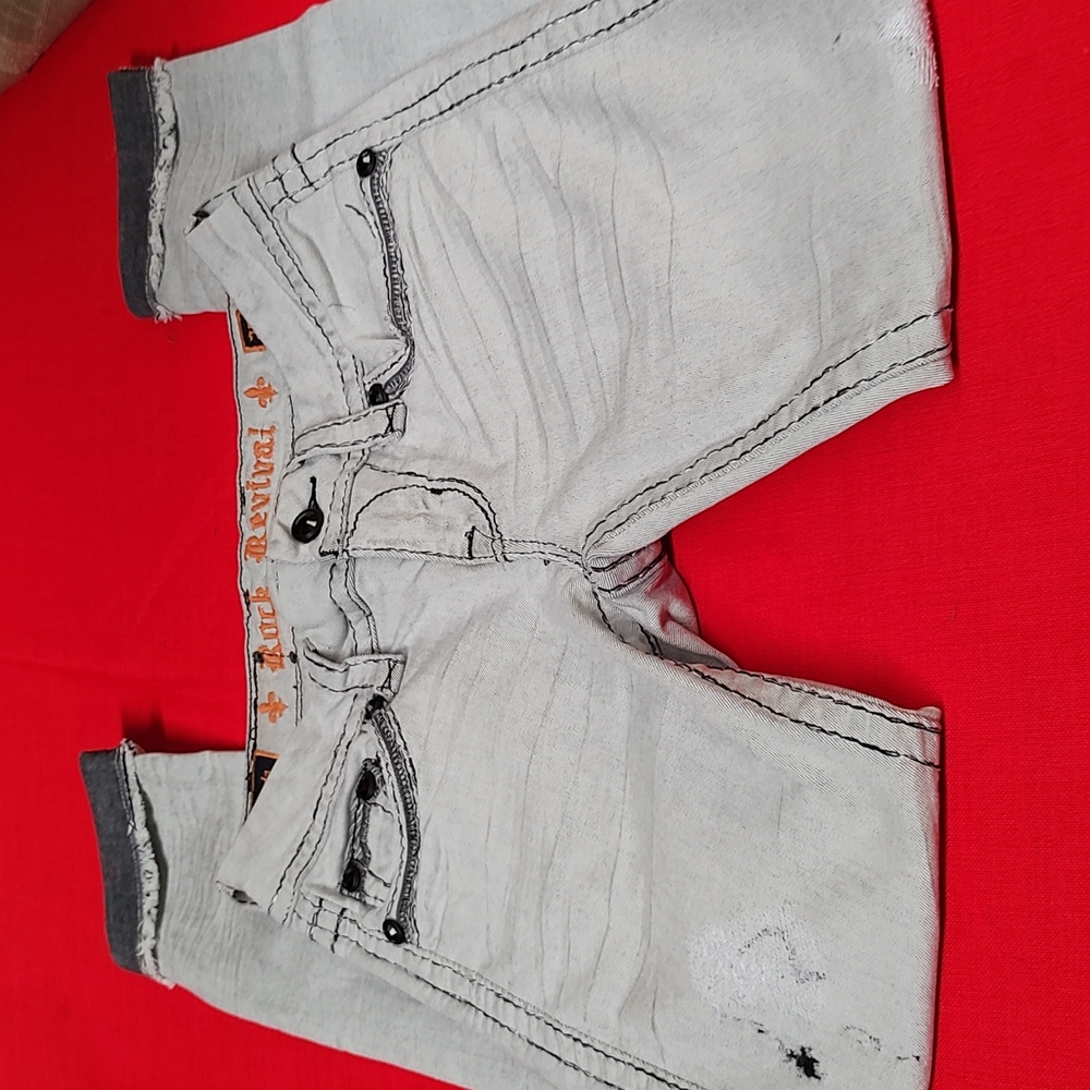 ROCK REVIVAL CELINDA DISTRESSED JEANS SKINNY WOMEN'S SZ 26